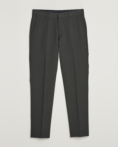 Mies | Business & Beyond | Tiger of Sweden | Tenuta Wool Travel Suit Trousers Olive Extreme