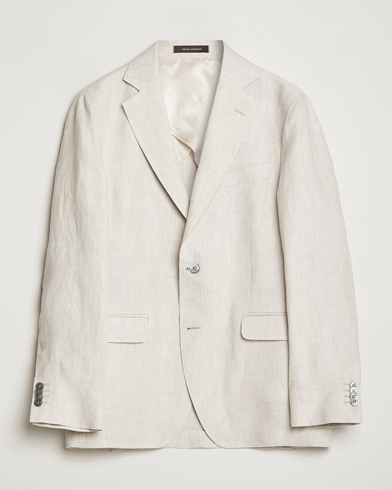 Mies |  | Oscar Jacobson | Ferry Soft Linen Blazer Off White