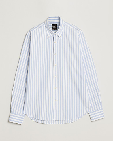 Mies | Vaatteet | Oscar Jacobson | Regular Fit Button Down Striped Oxford Shirt Blue
