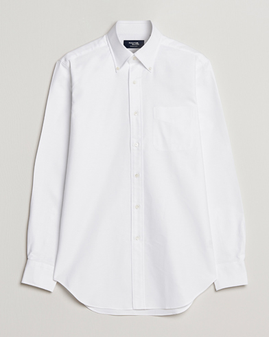 Mies | Japanese Department | Kamakura Shirts | Slim Fit Oxford BD Shirt White