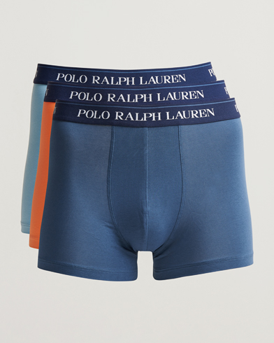 Mies | Alusvaatteet | Polo Ralph Lauren | 3-Pack Trunk Blue/Orange/Steel Blue