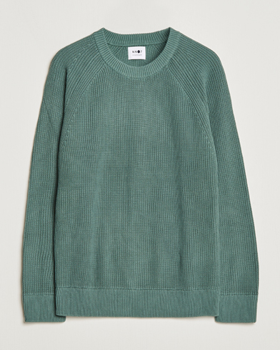Mies |  | NN07 | Jacobo Cotton Knitted Sweater Forest Mint