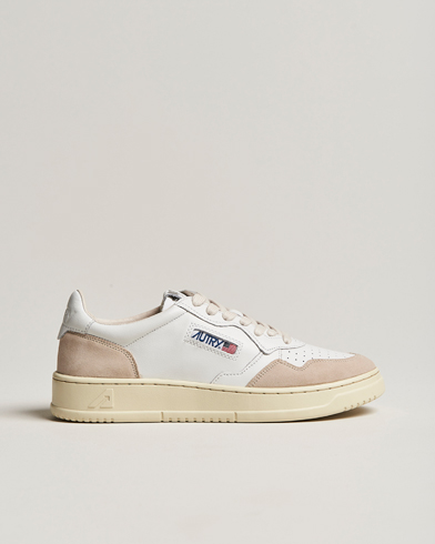 Mies | Tennarit | Autry | Medalist Low Leather/Suede Sneaker White