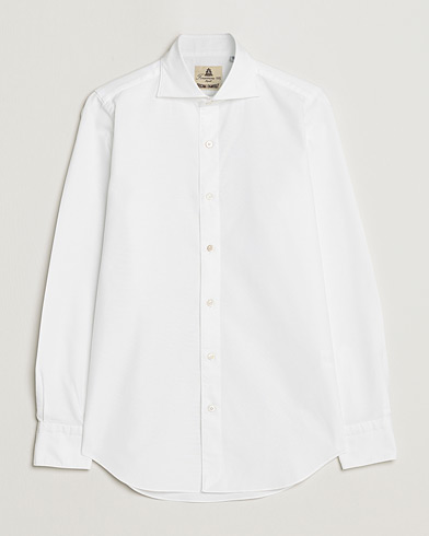 Mies |  | Finamore Napoli | Tokyo Slim Chambray Shirt White