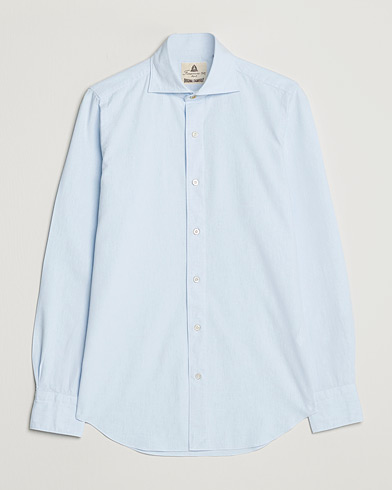 Mies |  | Finamore Napoli | Tokyo Slim Chambray Shirt Light Blue