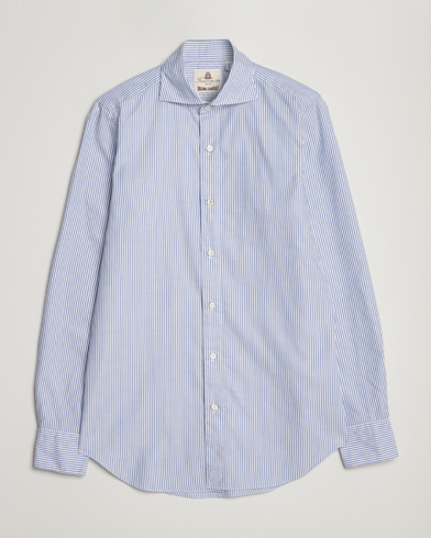 Mies |  | Finamore Napoli | Tokyo Slim Chambray Shirt Light Blue Stripe
