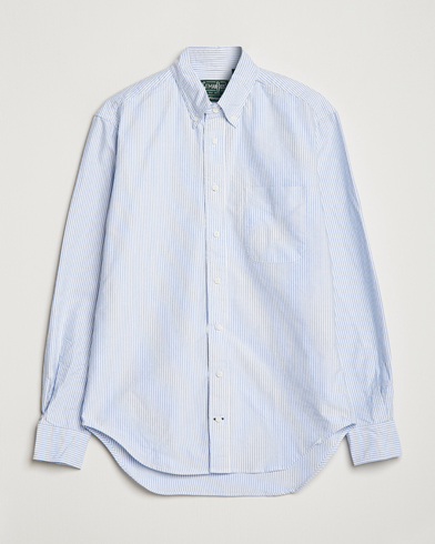 Mies | Osastot | Gitman Vintage | Button Down Oxford Shirt Blue Stripe