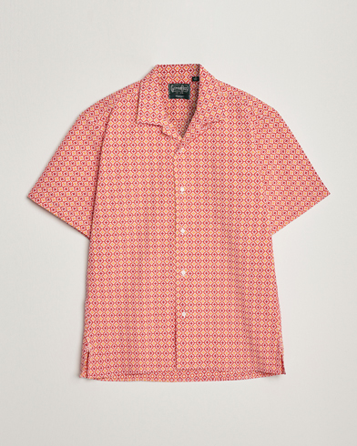 Mies | Osastot | Gitman Vintage | Summer Ready Jacquard Camp Shirt Rosa