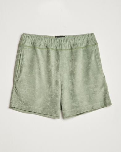 Mies | Terry | Howlin' | Cotton Blend Terry Shorts Agave