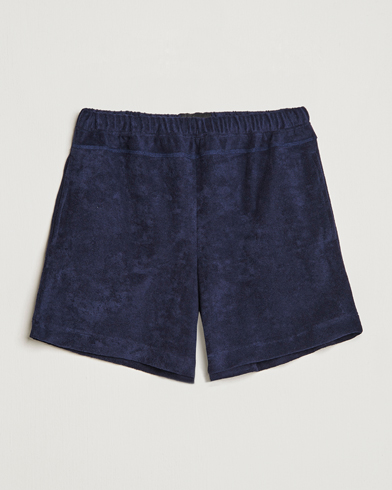 Mies | Terry | Howlin' | Cotton Blend Terry Shorts Navy