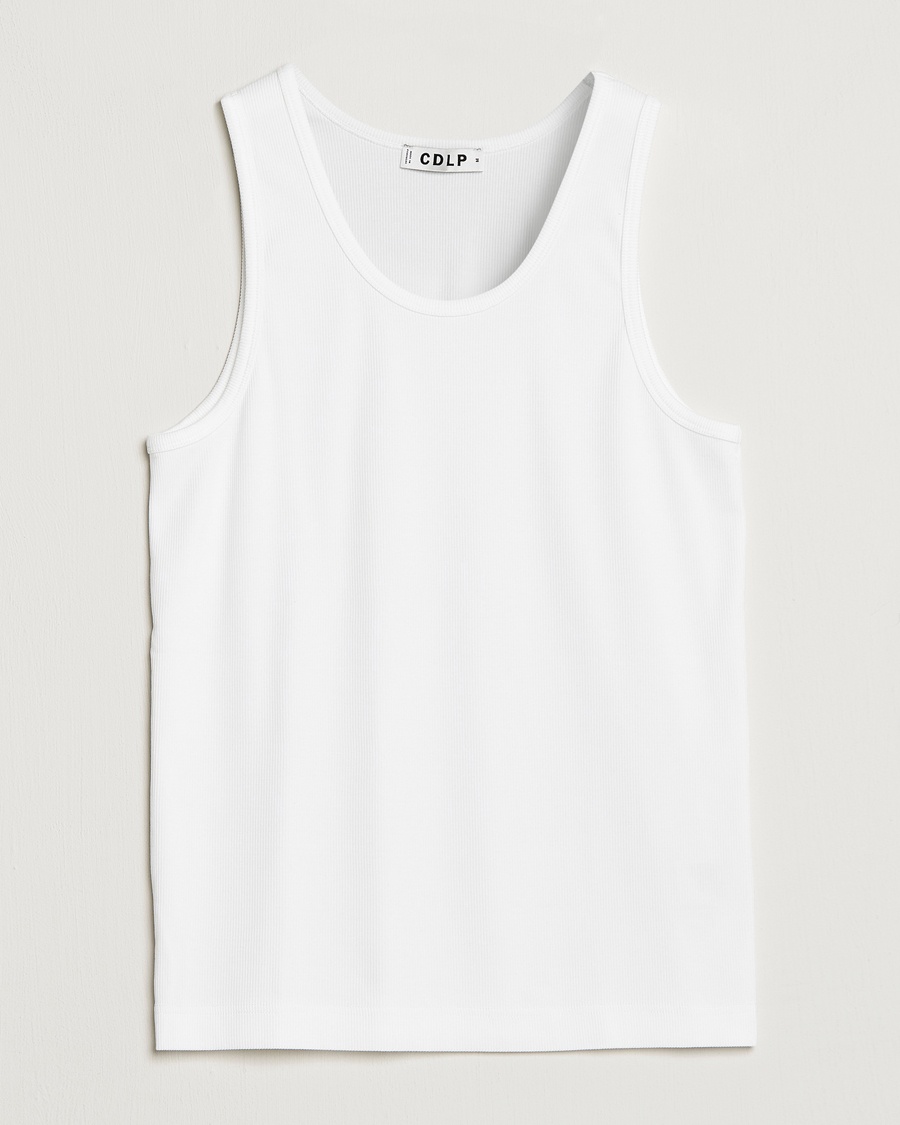 CDLP Rib Tank Top White – Valkoinen