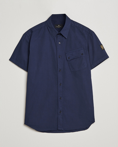 Mies |  | Belstaff | Short Sleeve Pitch Shirt Neep Navy