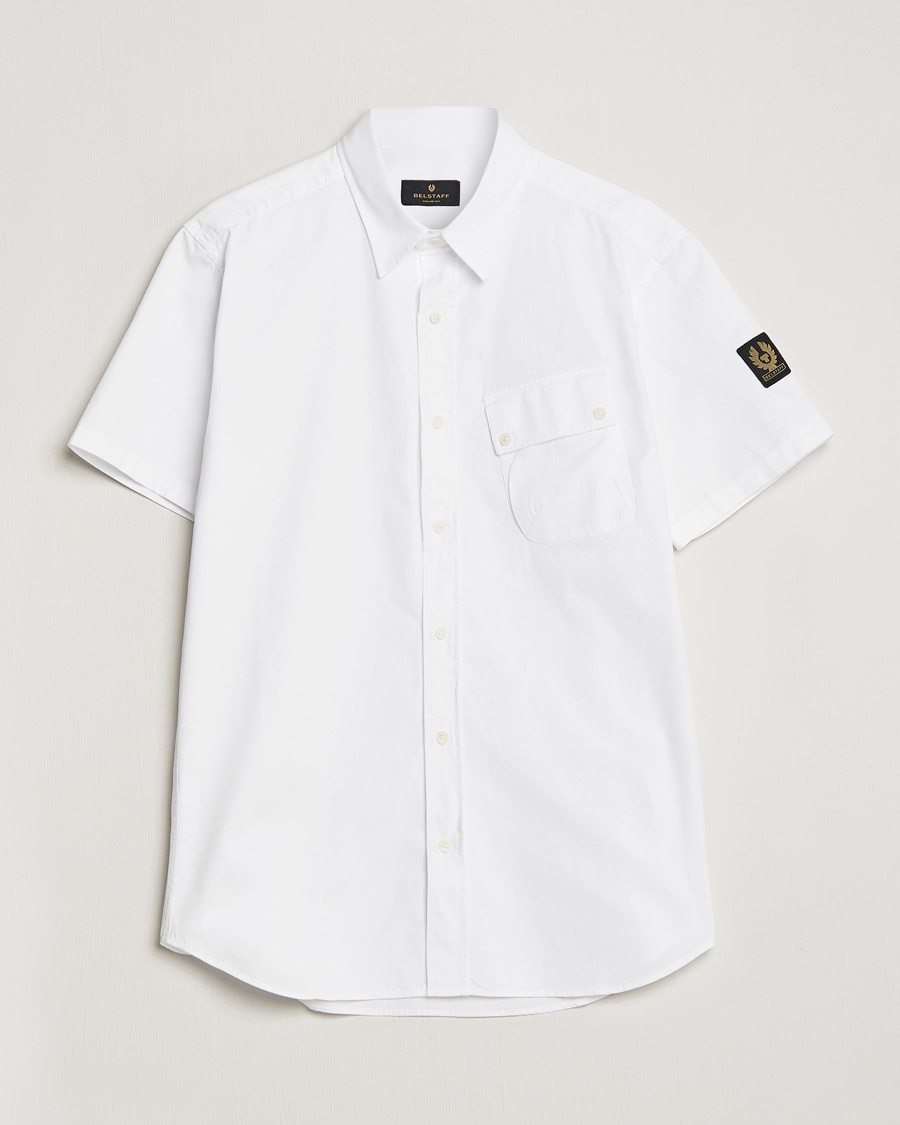Belstaff Short Sleeve Pitch Shirt White – Valkoinen