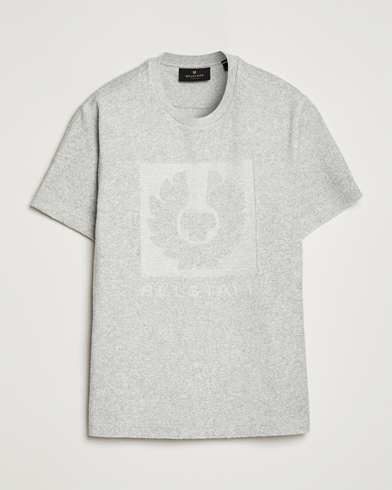 Mies |  | Belstaff | Turret Terry Logo T-Shirt Old Silver Heather
