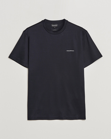 Mies | Emporio Armani | Emporio Armani | Tencel T-Shirt Navy
