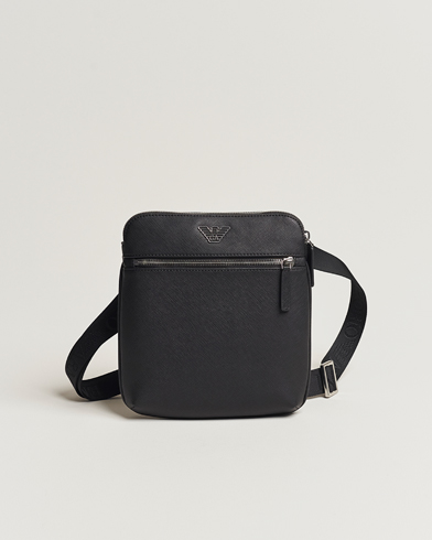 Mies |  | Emporio Armani | Leather Messeager Bag Black