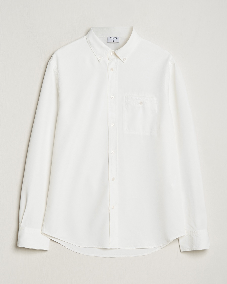 Filippa K Zachary Lyocell Shirt White – Valkoinen