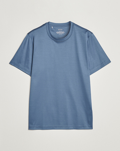 Mies |  | Eton | Filo Di Scozia T-Shirt Gray