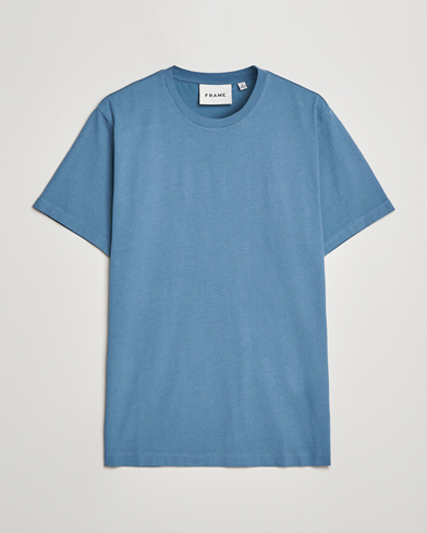Mies | FRAME | FRAME | Logo T-Shirt Grey Blue