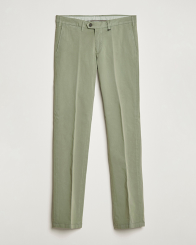 Mies | Canali | Canali | Cotton Stretch Chinos Sage