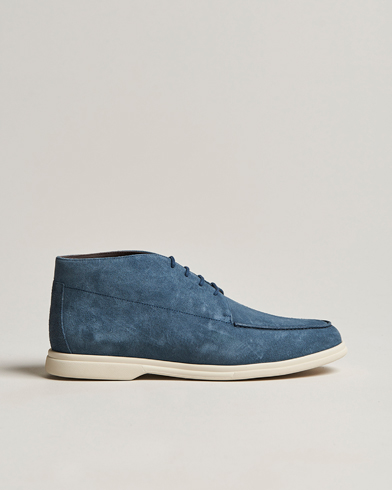 Mies |  | Canali | Chukka Boots Light blue Suede