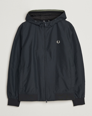Mies |  | Fred Perry | Hooded Brentham Jacket Night Green