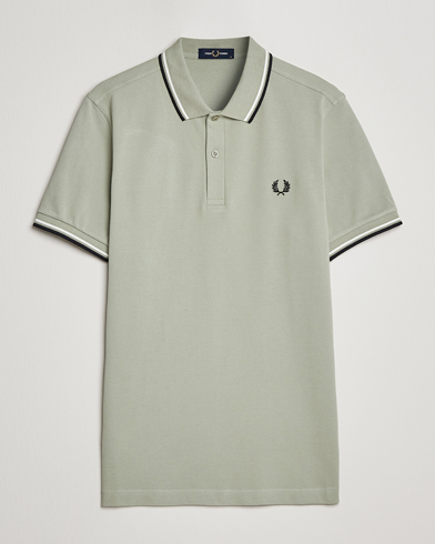 Mies |  | Fred Perry | Twin Tipped Polo Shirt Sea Gras
