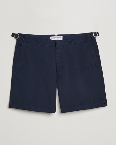 Mies | Chino-shortsit | Orlebar Brown | Bulldog Cotton Stretch Twill Shorts Dark Navy