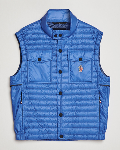 Mies | Luxury Brands | Moncler Grenoble | Ollon Padded Vest Clear Blue