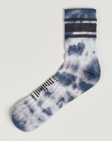 Mies | Merinovillasukat | Satisfy | Merino Tube Socks Ink Tie Dye