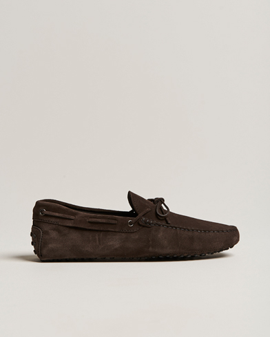 Mies | Mokkasiinit | Tod's | Laccetto Gommino Carshoe Dark Brown Suede