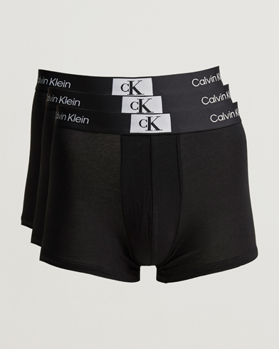 Mies | Alushousut | Calvin Klein | Cotton Stretch Trunk 3-pack Black