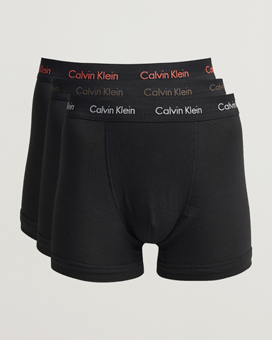 Mies | Calvin Klein | Calvin Klein | Cotton Stretch Trunk 3-Pack Black