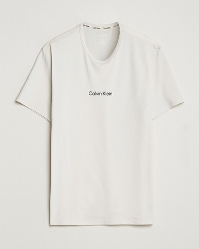 Mies |  | Calvin Klein | Logo Crew Neck Loungewear T-Shirt Silver Birch