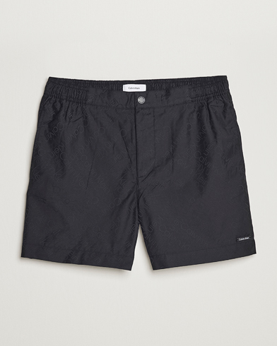 Mies |  | Calvin Klein | Tailored Monogram Swimshorts Black