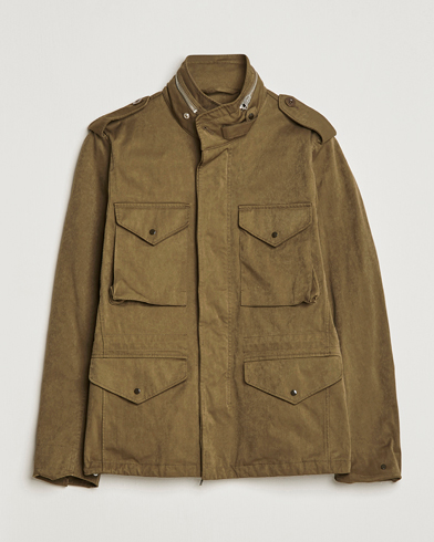 Mies | Kenttätakit | Ten c | 9 oz OJJ Piece Dyed Short Field Jacket  Olive