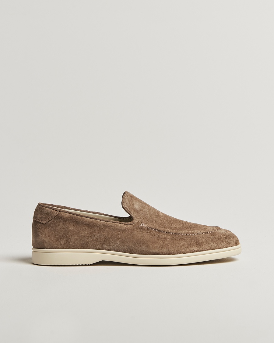 CQP Debonair Suede Loafers Tabac – Beige