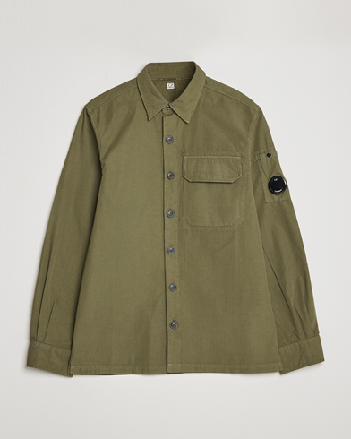 Mies |  | C.P. Company | Cotton Rip Stop Overshirt Green
