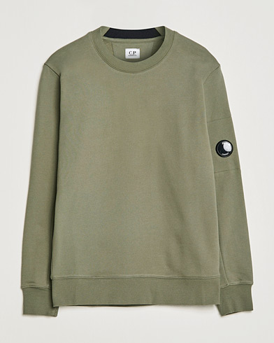 Mies |  | C.P. Company | Diagonal Raised Fleece Lens Sweatshirt Olive