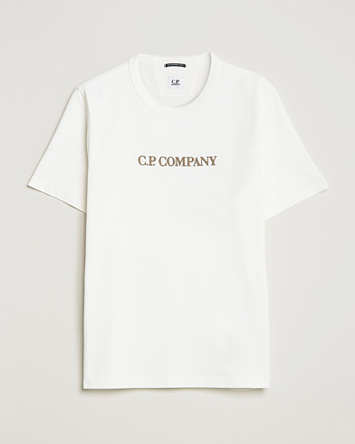 Mies | C.P. Company | C.P. Company | Heavy Mercerized Cotton Logo Tee White