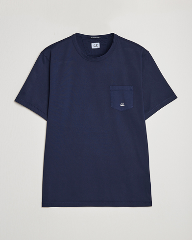 Mies |  | C.P. Company | Mercerized Cotton Pocket T-Shirt Navy