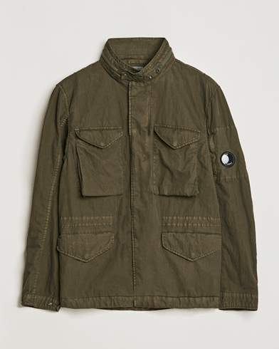 Mies | Nykyaikaiset takit | C.P. Company | 50 Fili GUM Cotton Field Jacket Olive