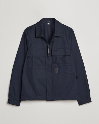 Mies | Overshirts | C.P. Company | Metropolis Cotton Gabardine Overshirt Navy