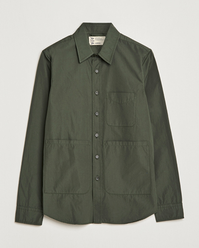 Mies | Klassiset takit | Aspesi | Utility Shirt Jacket Dark Green