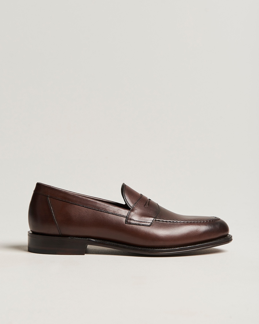 Loake 1880 Hornbeam Eco Penny Loafer Walnut – Ruskea
