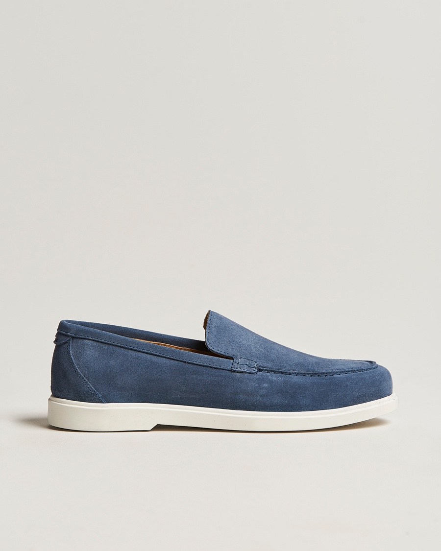 Loake Shoemakers Tuscany Suede Loafer Denim – Sininen