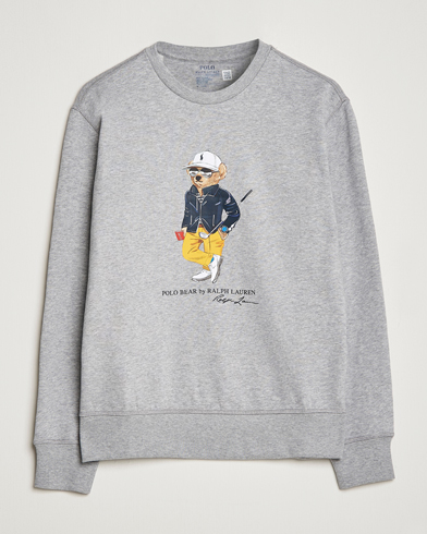 Mies | Polo Ralph Lauren Golf | Polo Ralph Lauren Golf | Magic Fleece Printed Bear Sweatshirt Andover Heather