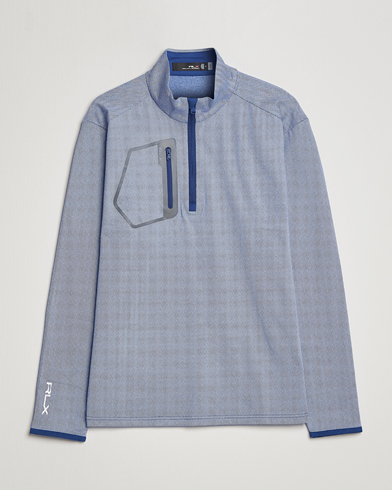Mies |  | RLX Ralph Lauren | Luxury Jersey Half Zip Royal Blue