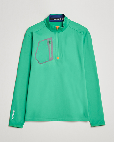 Mies |  | RLX Ralph Lauren | Luxury Jersey Half Zip Vineyard Green