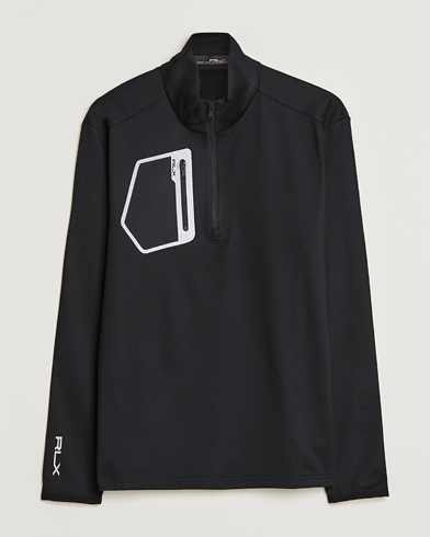 Mies |  | RLX Ralph Lauren | Luxury Jersey Half Zip Black